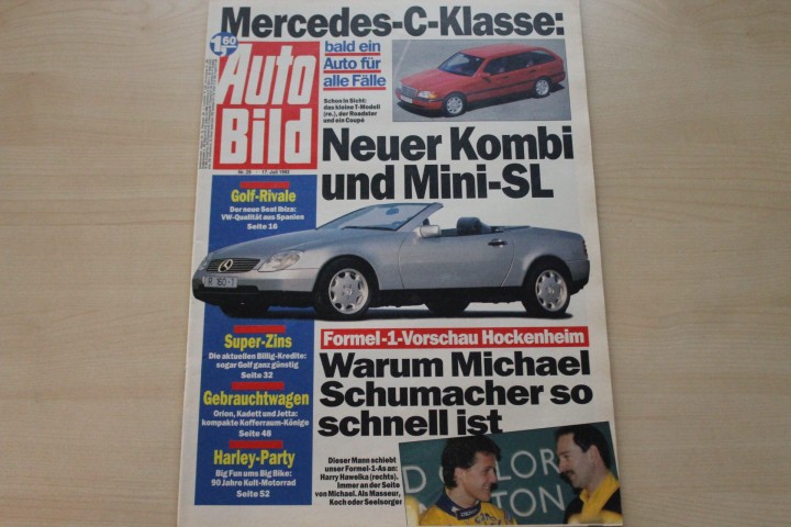 Deckblatt Auto Bild (29/1993)
